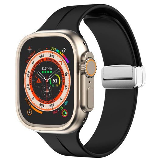Silicone Magnetic Folding Band For Apple Watch
