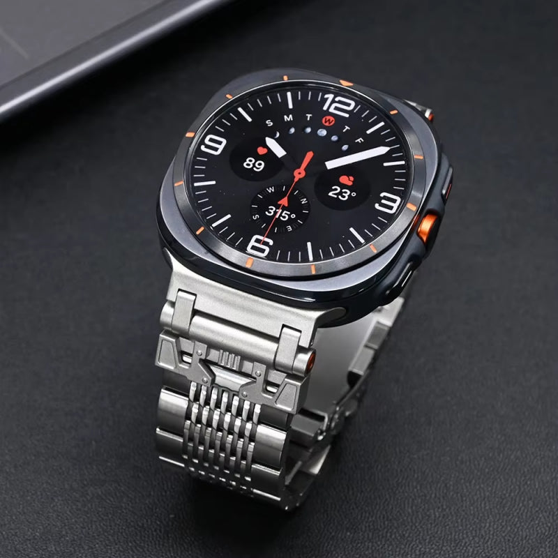 Mecha-Edelstahlarmband für Samsung Galaxy Watch Ultra
