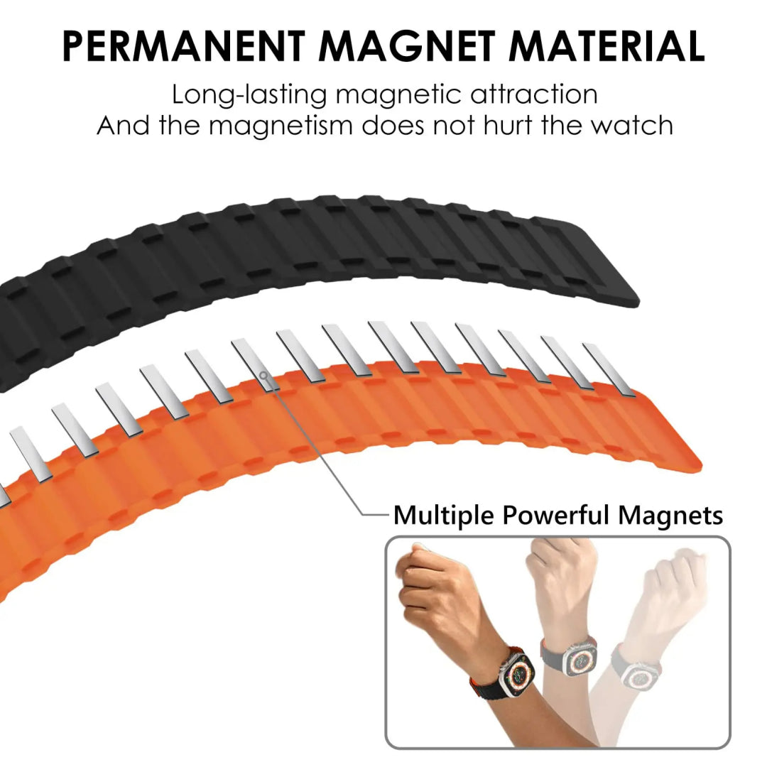 Magnetisches Silikonarmband für Apple Watch