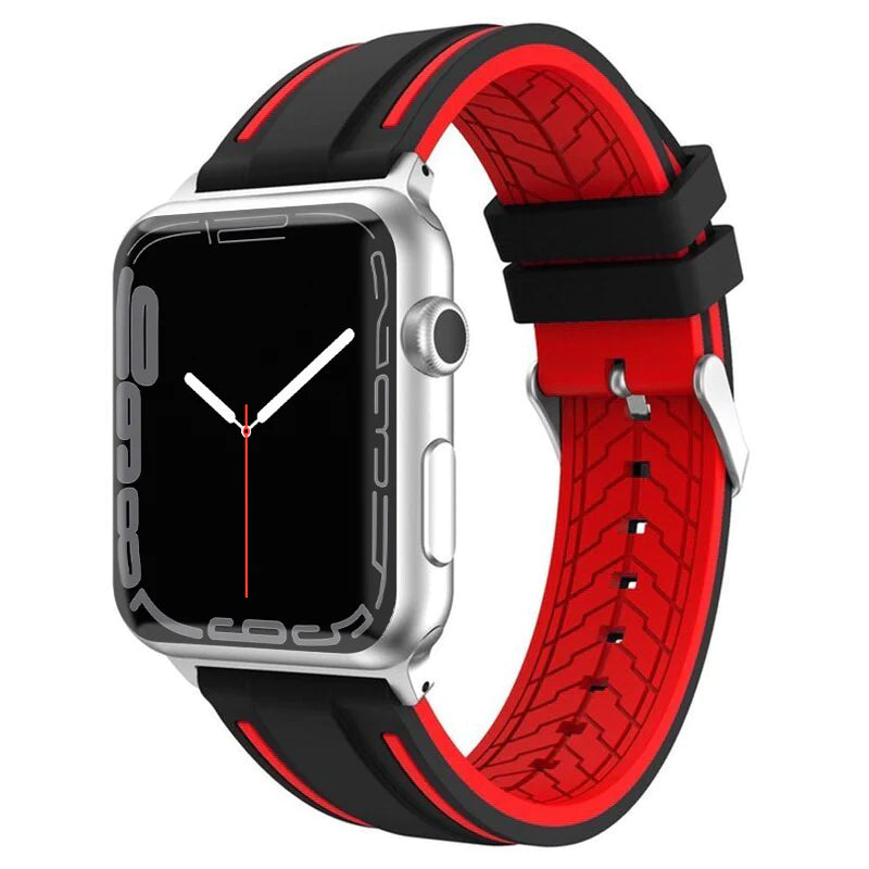 Two-color Sports Silicone Band For Apple Watch