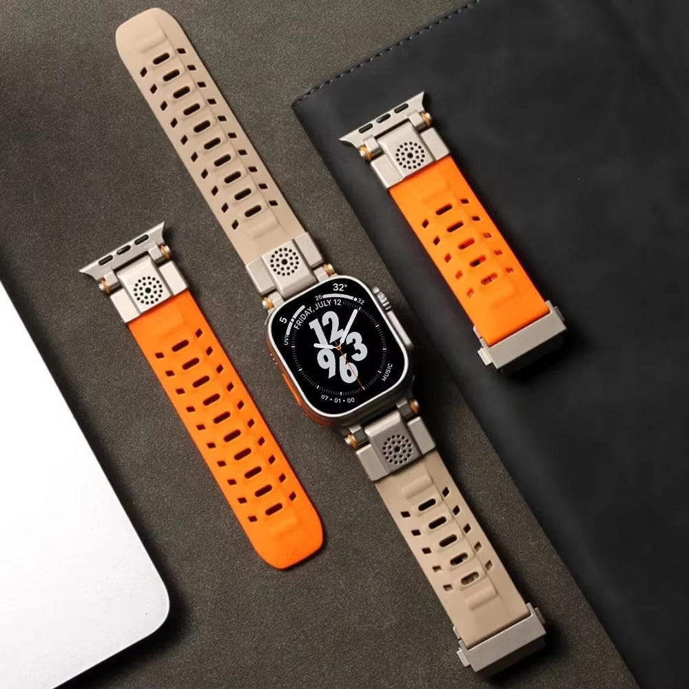 Aromatherapy Design Silicone Band For Apple Watch