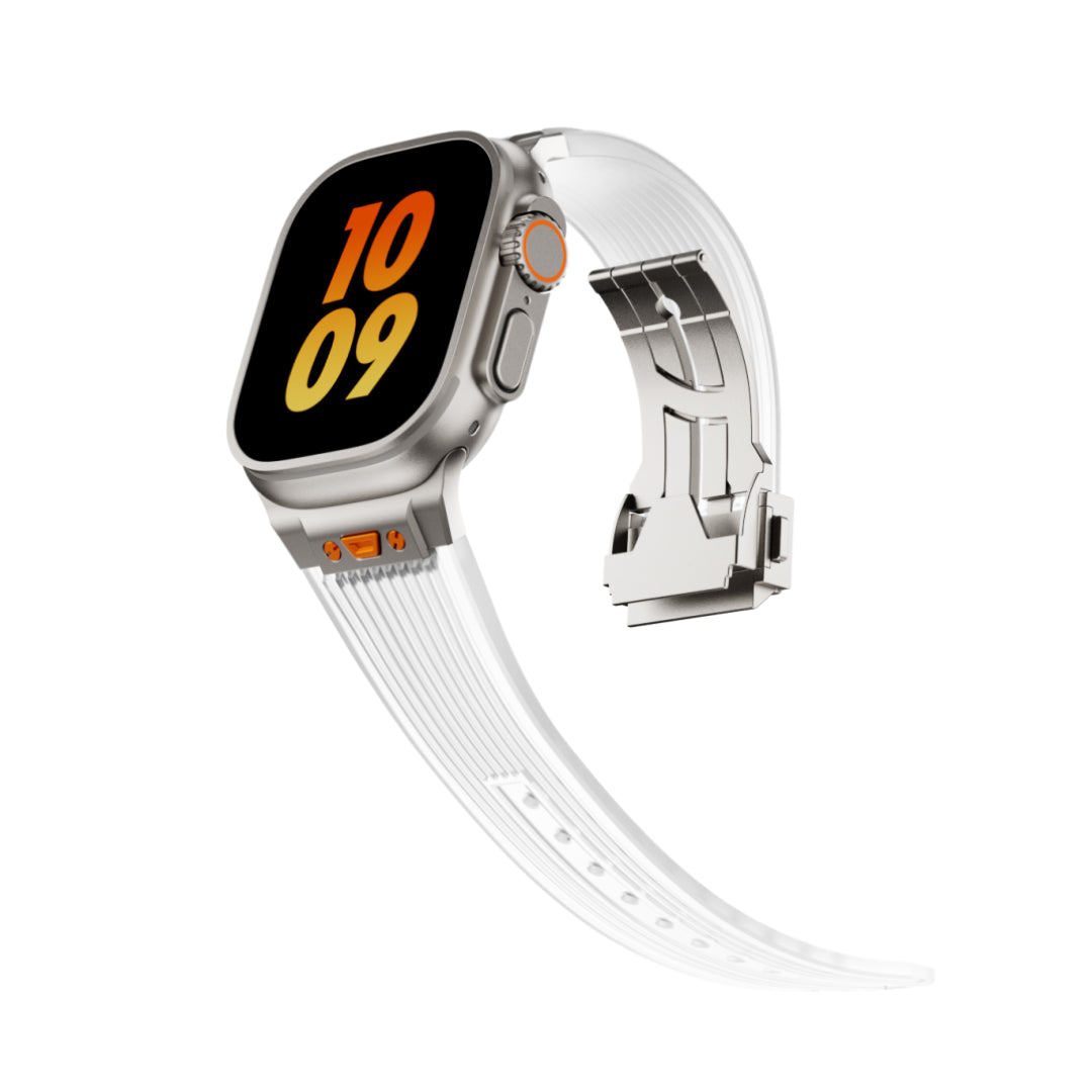 Transparentes Silikonarmband für Apple Watch