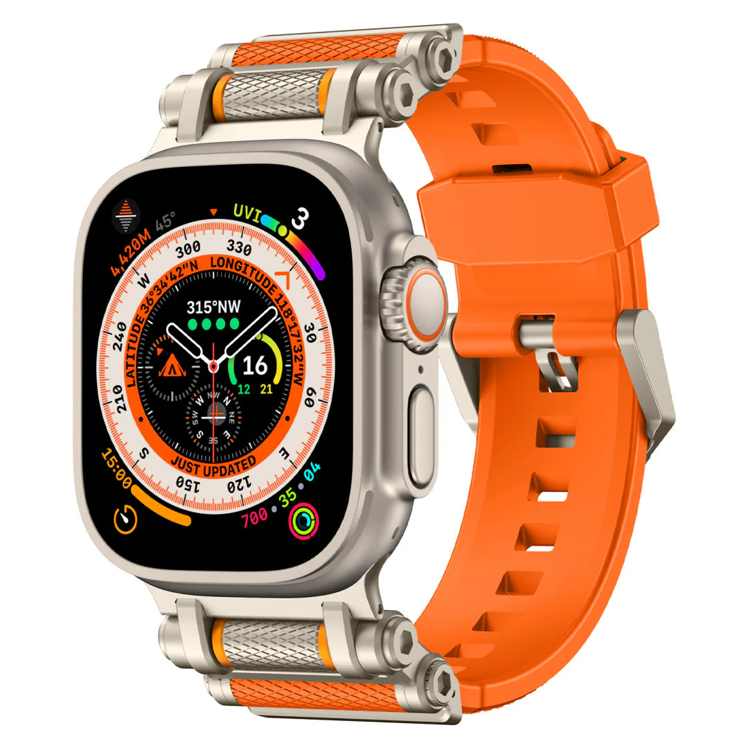 Rotating Design Silicone Band For Apple Watch