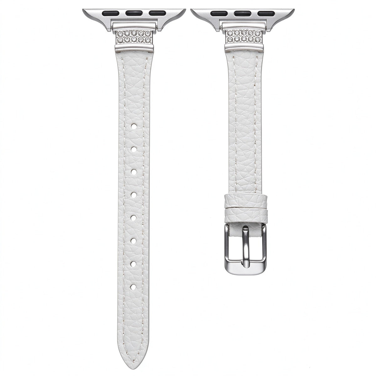LuxeGlimmer Leather Strap