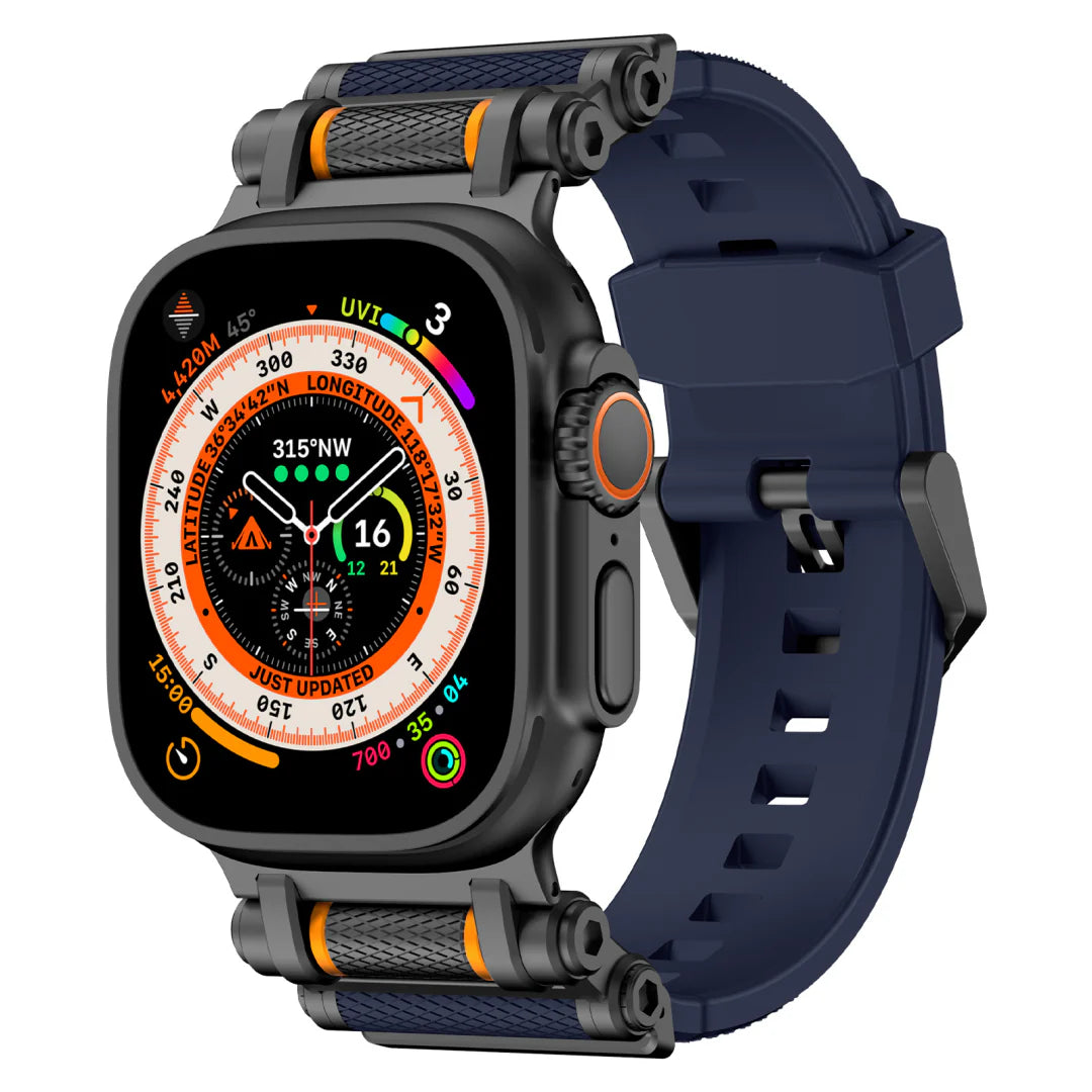 Rotating Design Silicone Band For Apple Watch