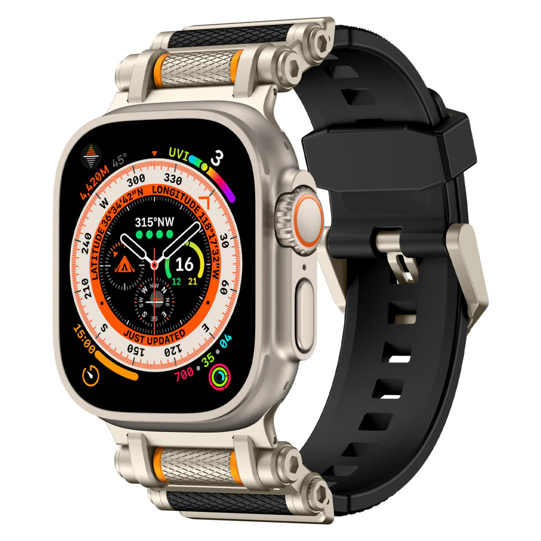 Rotating Design Silicone Band For Apple Watch