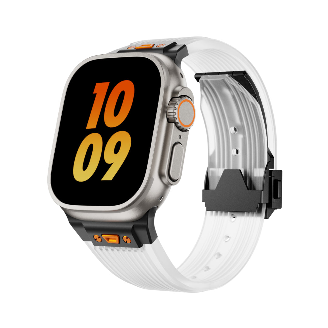 Transparentes Silikonarmband für Apple Watch
