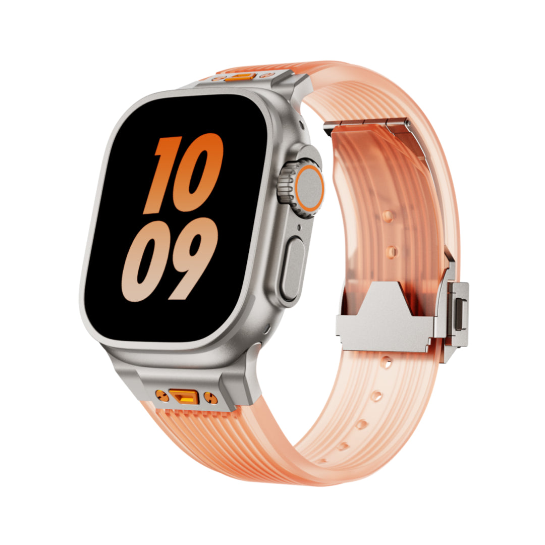 Transparentes Silikonarmband für Apple Watch