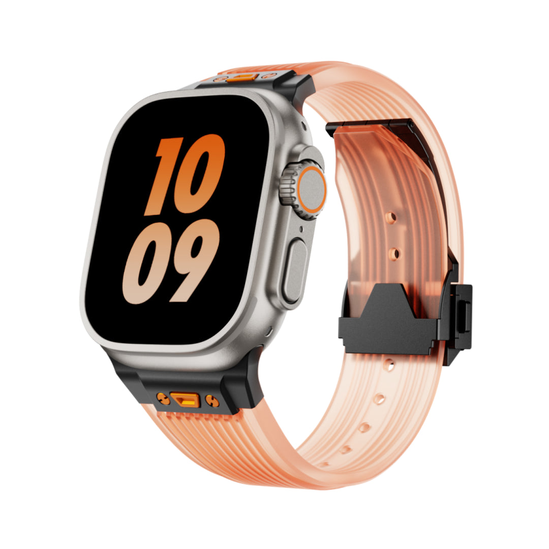 Transparentes Silikonarmband für Apple Watch