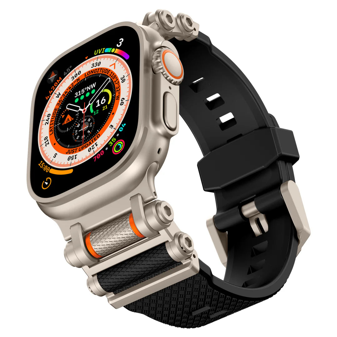 Rotating Design Silicone Band For Apple Watch