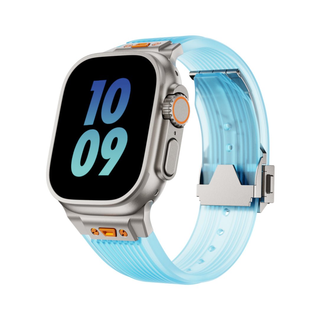 Transparentes Silikonarmband für Apple Watch