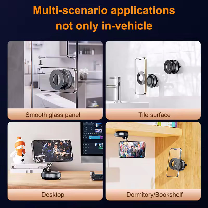 Vacuum Magnetic Mobile Phone Holder