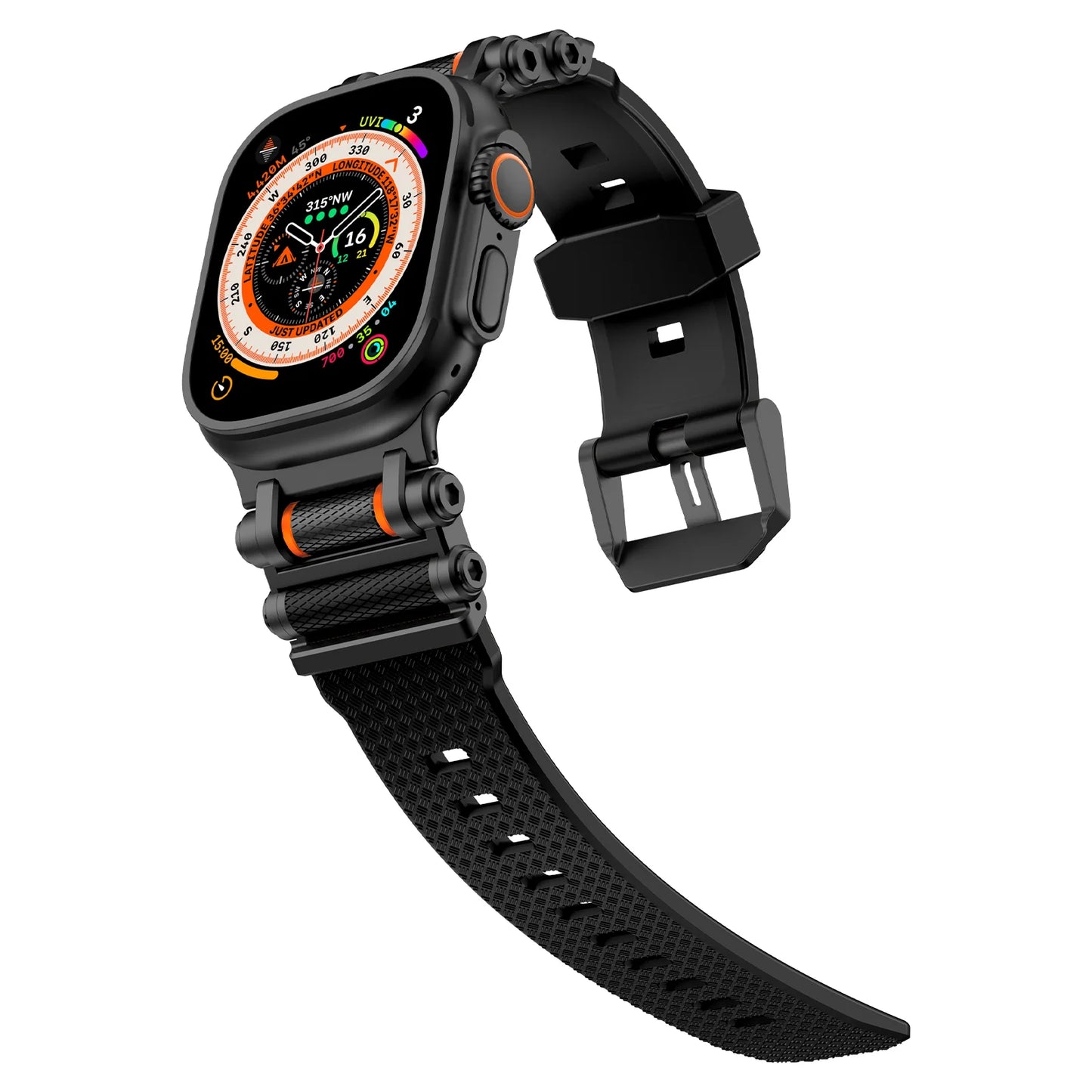 Rotating Design Silicone Band For Apple Watch