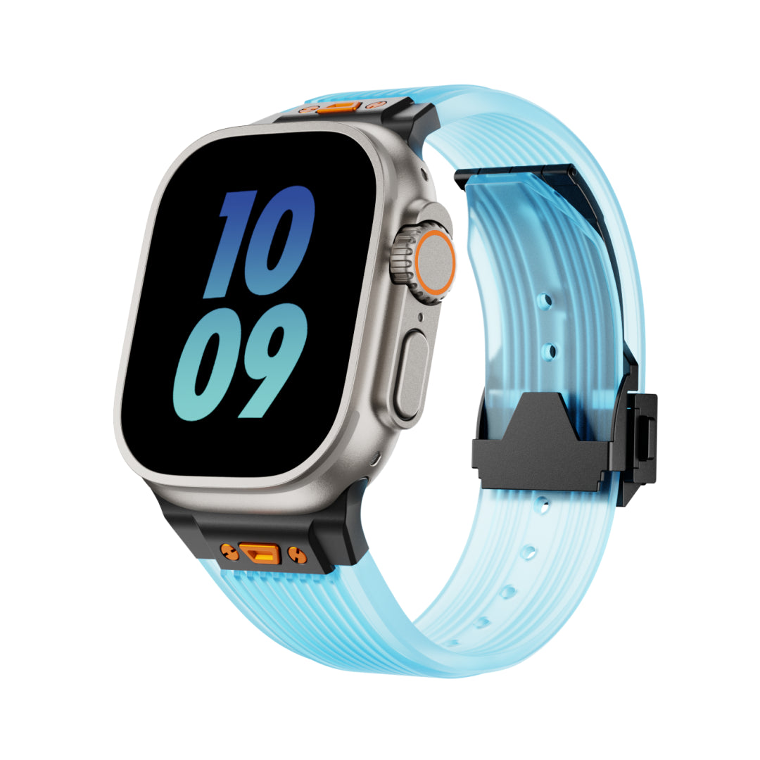Transparentes Silikonarmband für Apple Watch