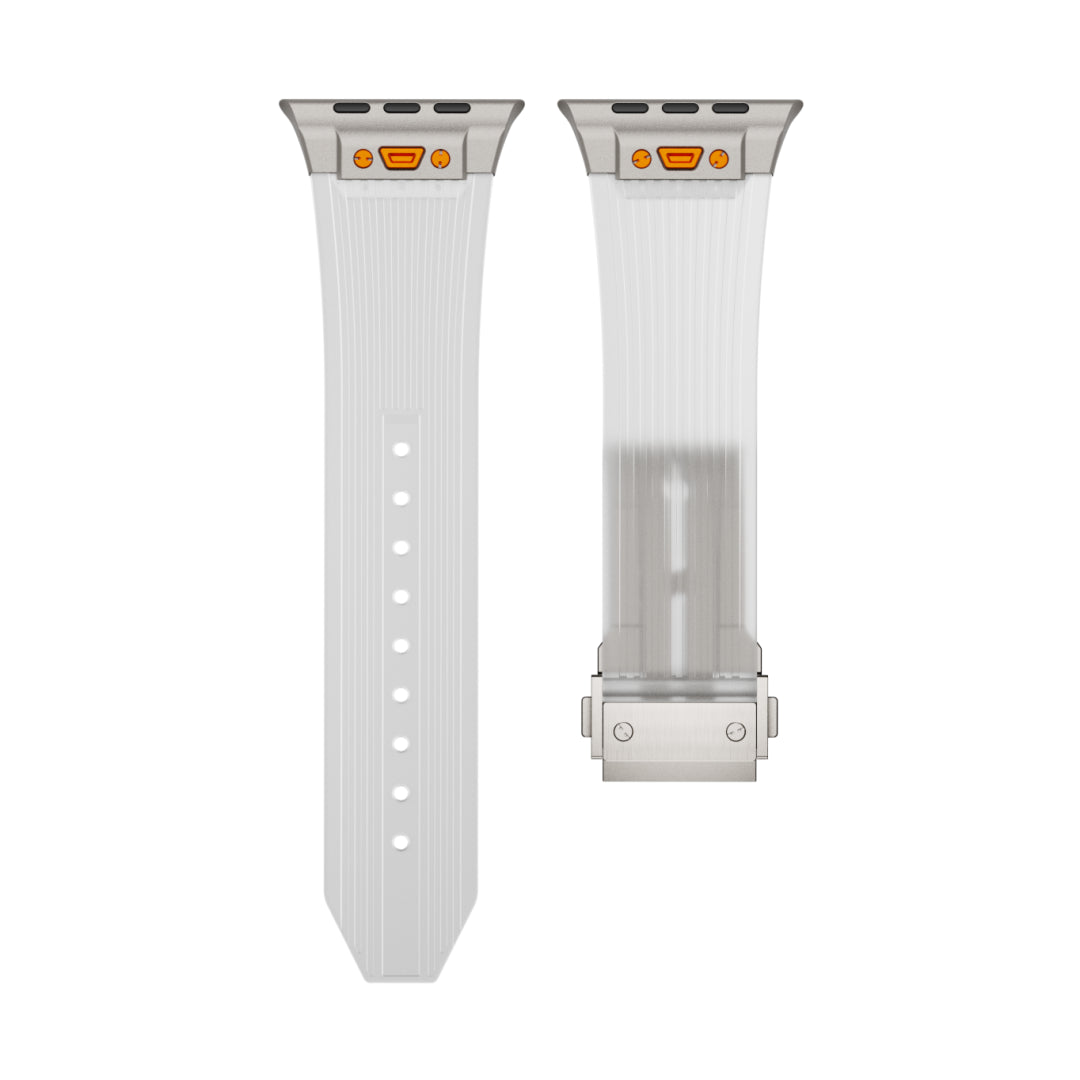 Transparentes Silikonarmband für Apple Watch