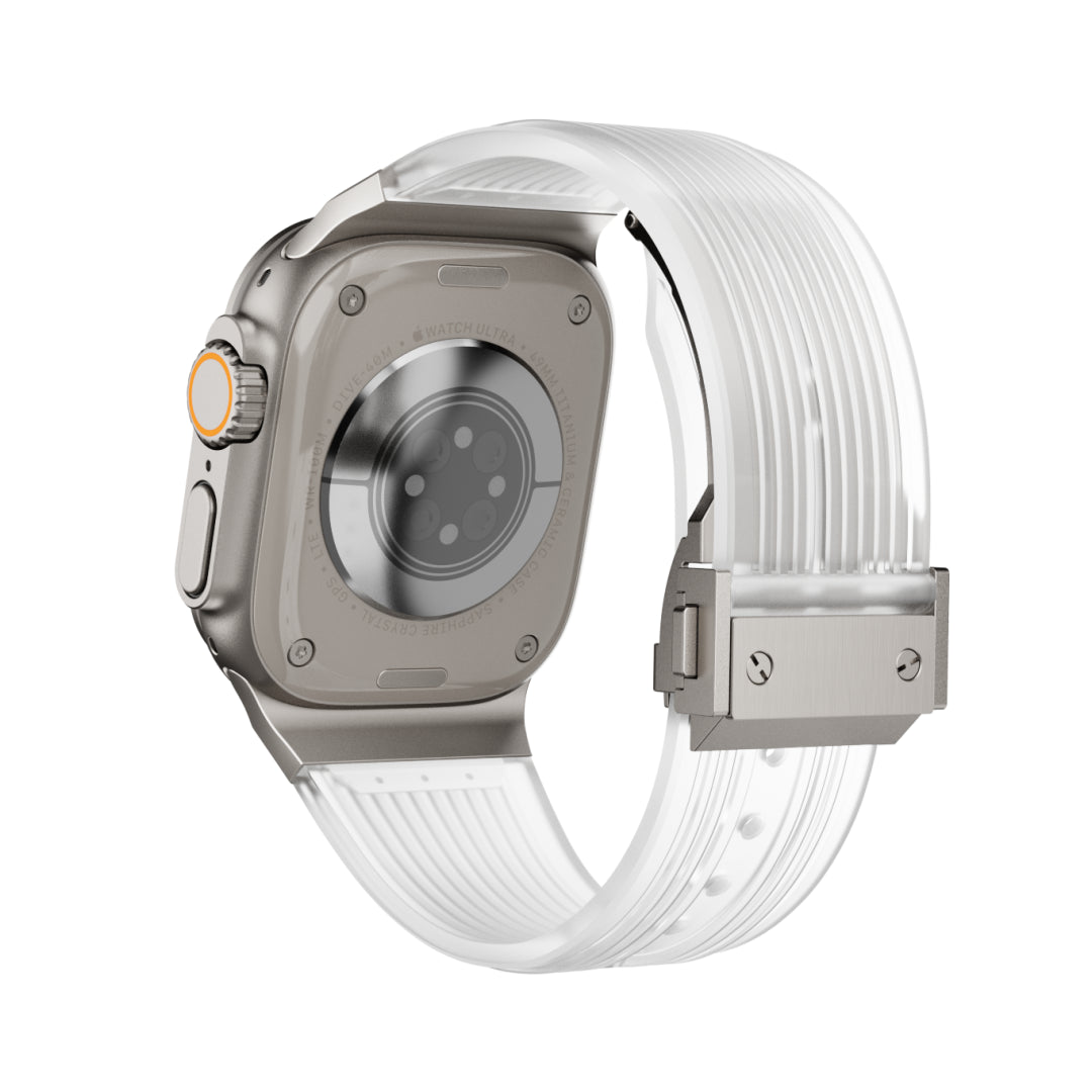 Transparentes Silikonarmband für Apple Watch