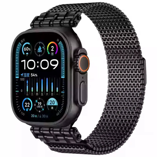 Geflochtenes Edelstahlarmband für die Apple Watch