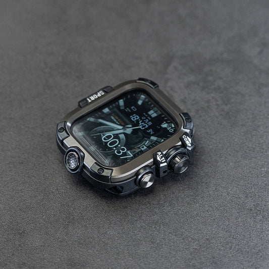 Rugged Case with Screen Protector For Apple Watch