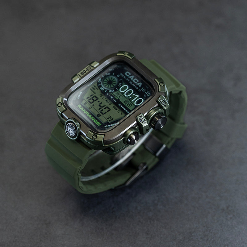 Rugged Case with Screen Protector For Apple Watch
