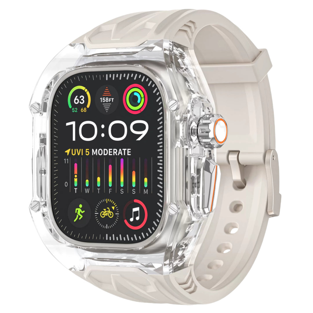 Transparentes Silikonarmband für Apple Watch