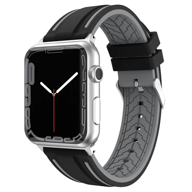 Two-color Sports Silicone Band For Apple Watch