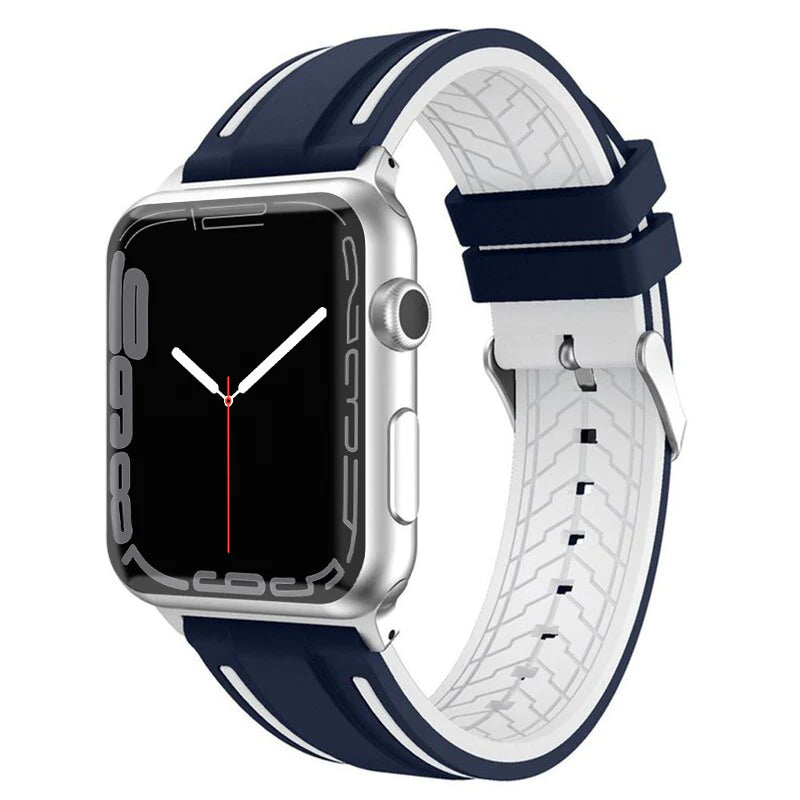 Two-color Sports Silicone Band For Apple Watch