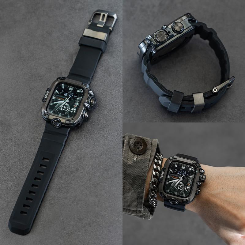 Rugged Case with Screen Protector For Apple Watch