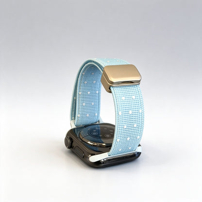 Slim Polka Dot Magnetic Nylon Strap