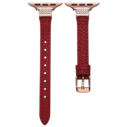 LuxeGlimmer Leather Strap
