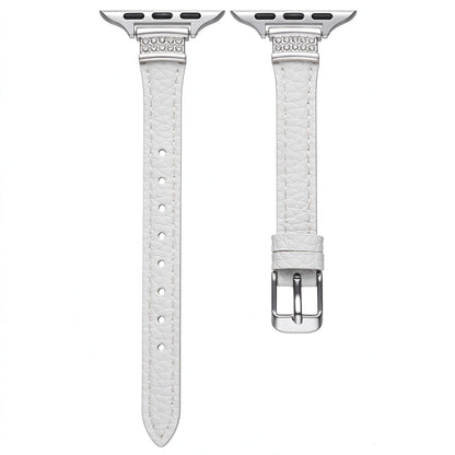 LuxeGlimmer Leather Strap