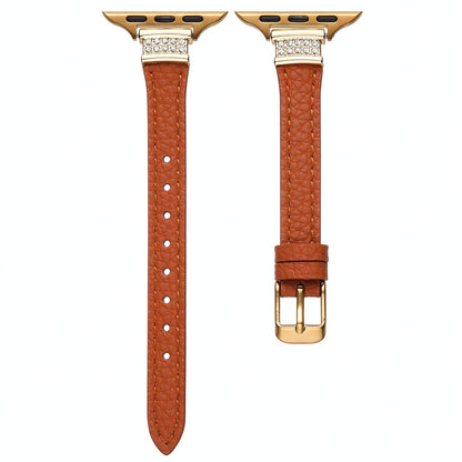 LuxeGlimmer Leather Strap