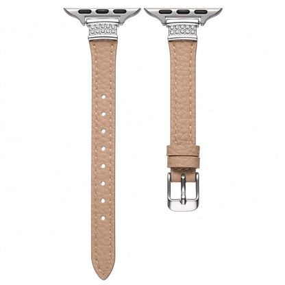 LuxeGlimmer Leather Strap