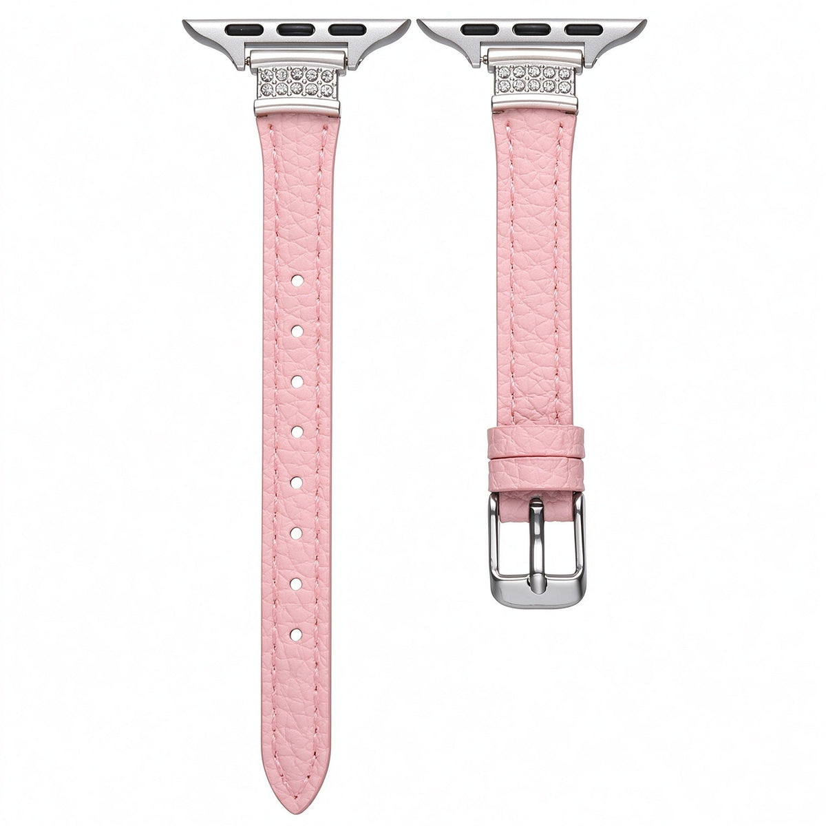 LuxeGlimmer Leather Strap
