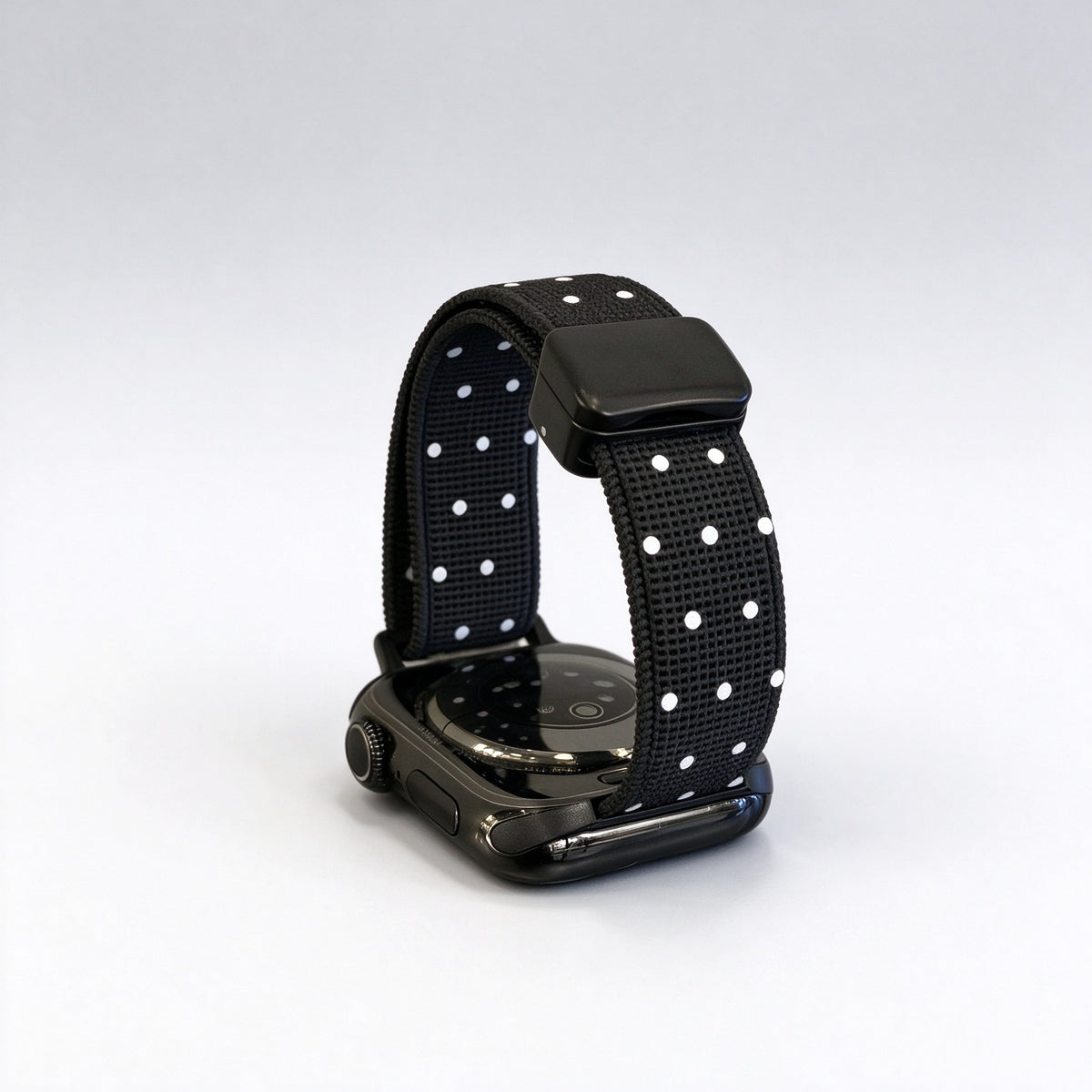 Slim Polka Dot Magnetic Nylon Strap