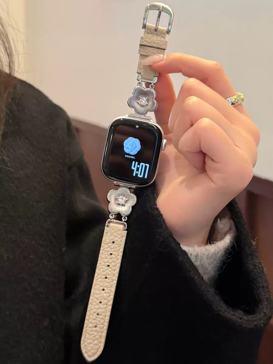 Blossom Leather Watch Strap