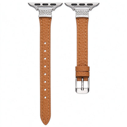 LuxeGlimmer Leather Strap
