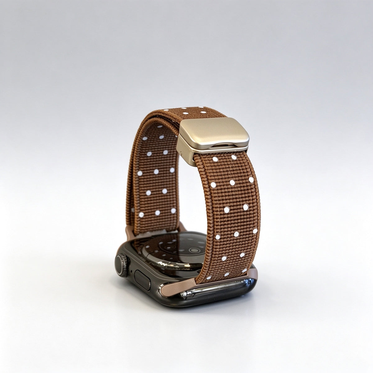Slim Polka Dot Magnetic Nylon Strap