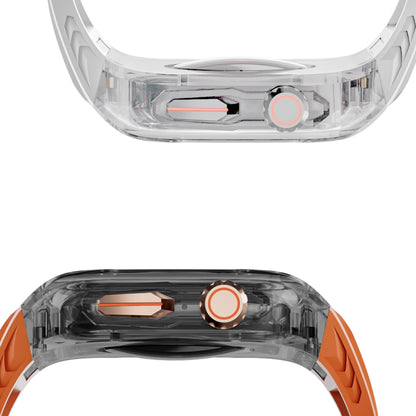 Transparent Case Silicone Band For Apple Watch