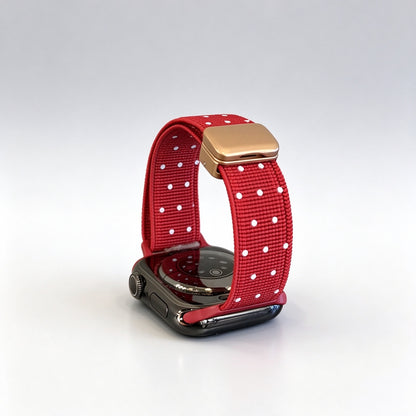 Slim Polka Dot Magnetic Nylon Strap