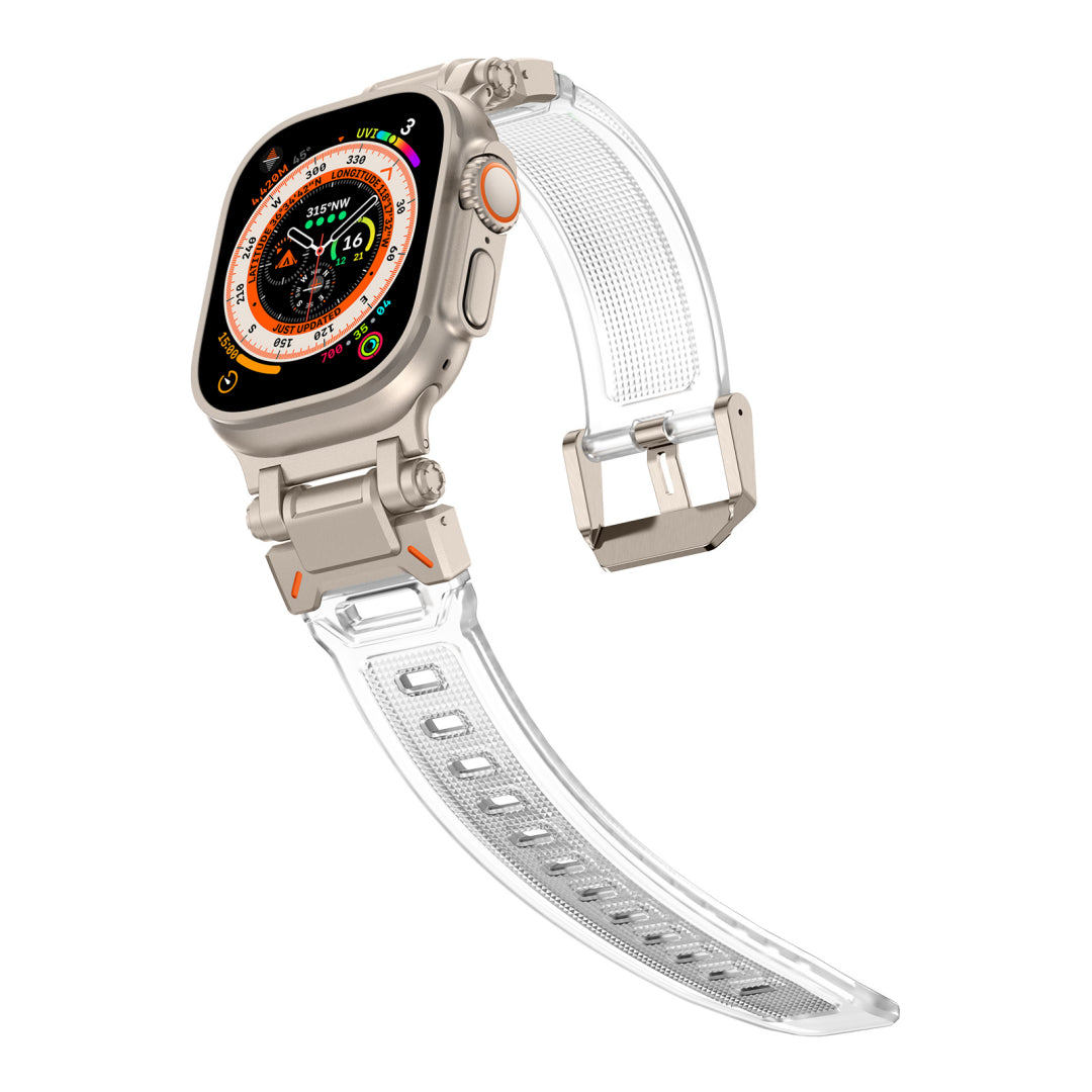 Titan Transparent Silicone Band For Apple Watch