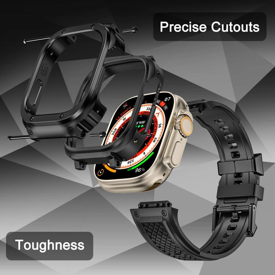 Mecha Design Case Retrofit Kit For Apple Watch