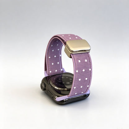 Slim Polka Dot Magnetic Nylon Strap