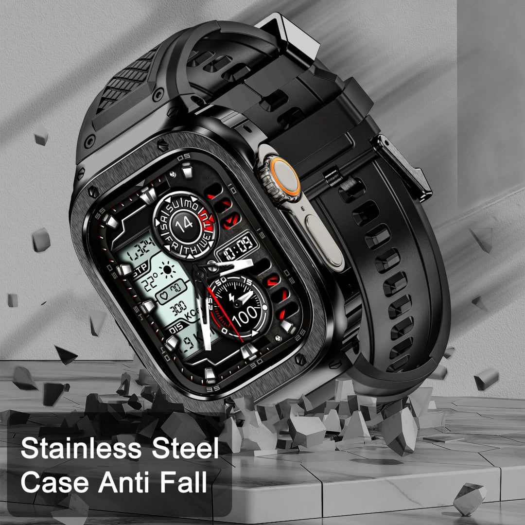 Mecha Design Case Retrofit Kit For Apple Watch