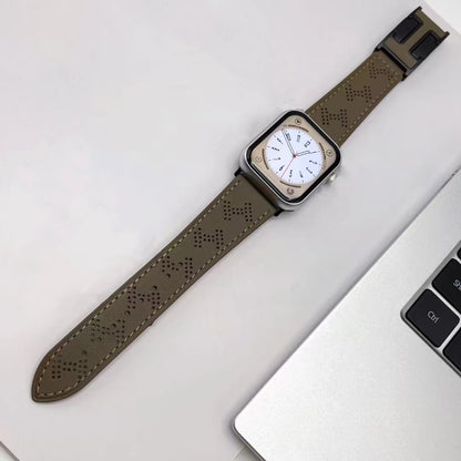 Breathable Leather Band For Apple Watch