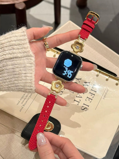 Blossom Leather Watch Strap