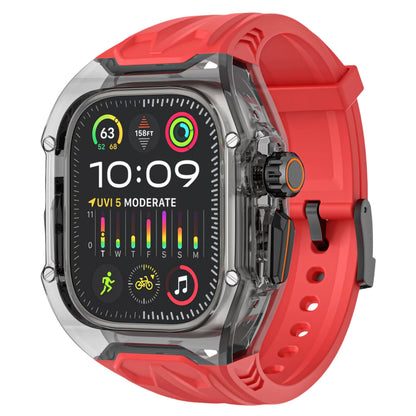 Transparent Case Silicone Band For Apple Watch