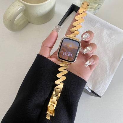 Waves Stainless Steel Band For Apple Watch