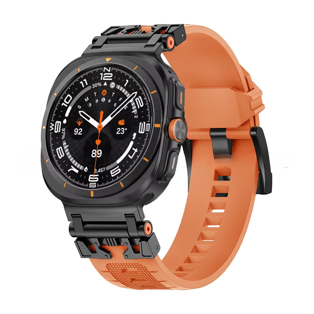 Mecha Silicone Band For Samsung Galaxy Watch Ultra