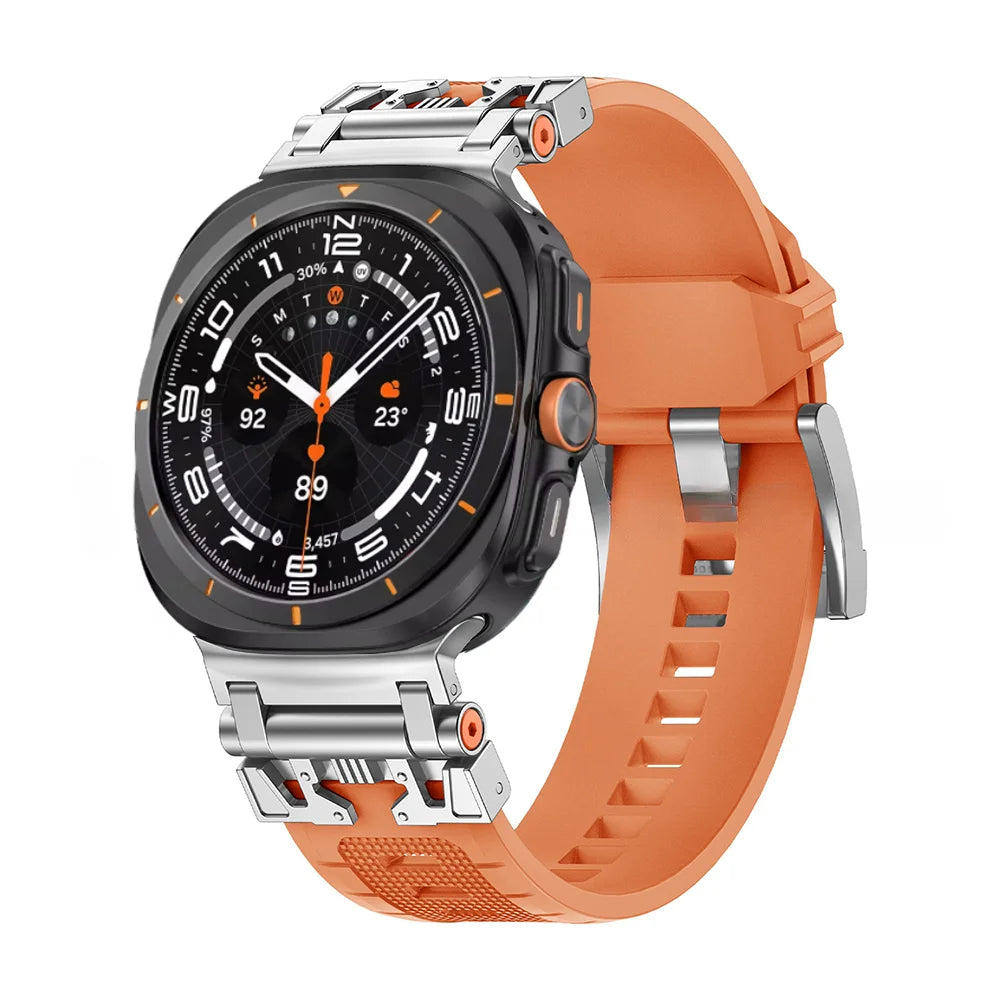 Mecha Silicone Band For Samsung Galaxy Watch Ultra