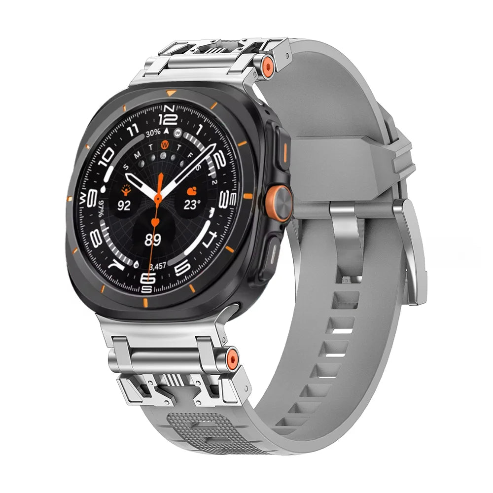 Mecha Silicone Band For Samsung Galaxy Watch Ultra